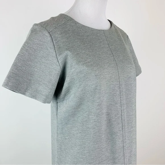 Banana Republic Gray Ponte Front Pocket Dress Medium - Picture 5 of 13